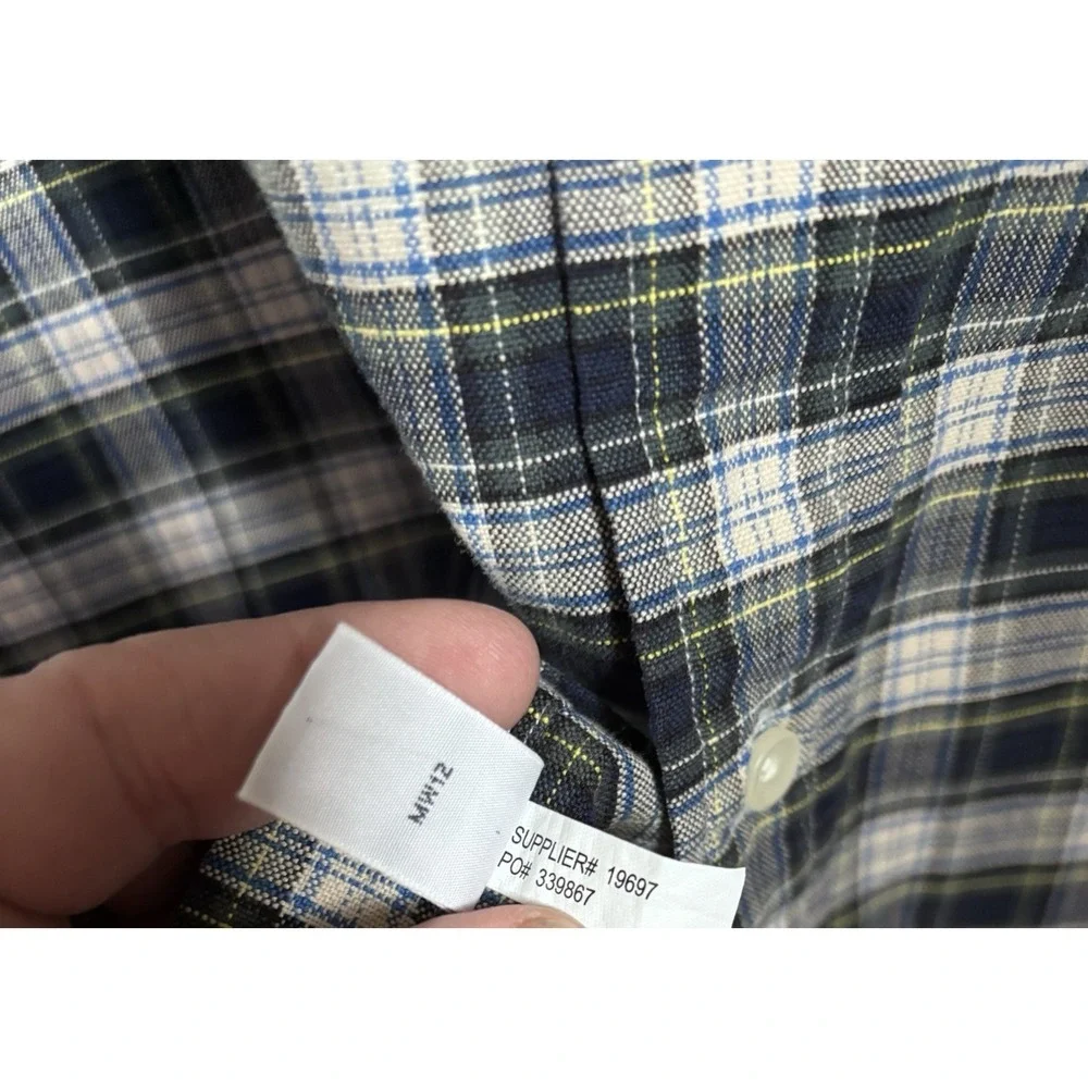 Ralph Lauren Mens XL Plaid Shirt Classic Fit Button Front‎ Long Sleeve Casual